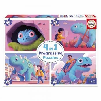 Puzzle Dinos Enfants EDUCA – 20, 40, 60, 80 pièces