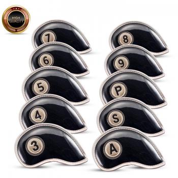 SwingShield Iron Cover Collection – 10 Pack, Durable, Titleist/Ping/Other Brands