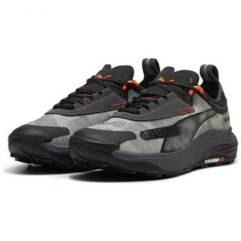 Puma Voyage Nitro 3 GORE‑TEX Trail‑Runners – Grau mit schwarzen Akzenten – Größe 46,5