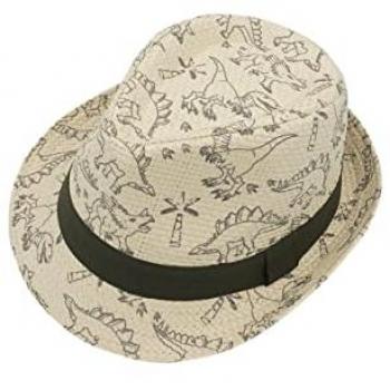 Beigener Strohhut Dino Maximo – Größe 53 cm – Unisex