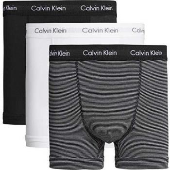 Calvin Klein Underwear Slips 3 Units Black And White Stripe male S