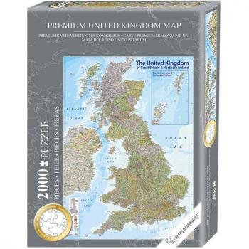 UK Landkarten Puzzle 2000 Teile