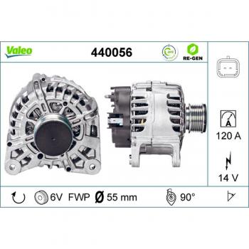 Valeo Dacia 440056 Remanufactured Alternator