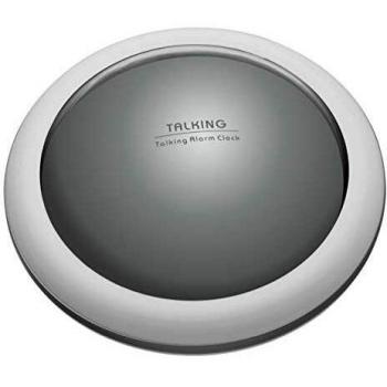 TFA Sprechender Wecker Zeitansage, Temperaturansage für Sehbehinderte / Blinde