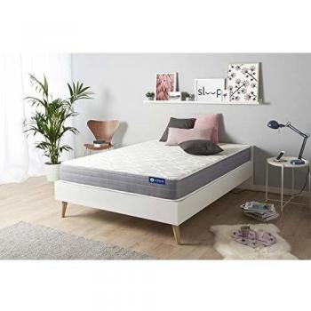 Matelas Mémoire de Forme 200x200 CM – 5 Zones, Gris