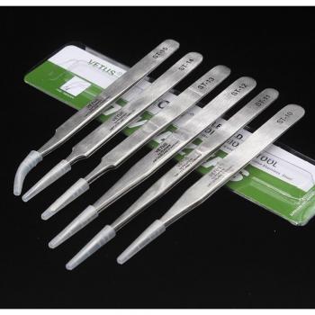 Pince épilatoire VETUS en acier inox – Kit professionnel 10‑15 mm