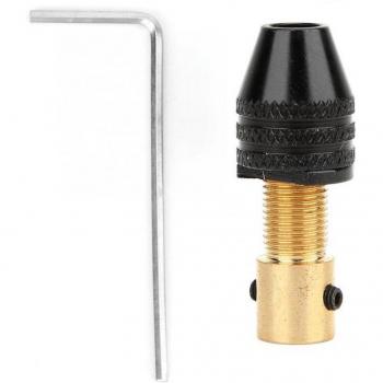 2.35mm/3.175mm Collet Brass Drill Chuck for Mini Electric Drill