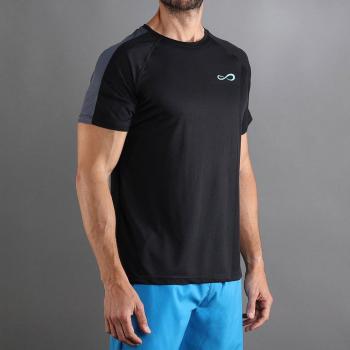 Dunkelblaues Herren Crossback T-Shirt