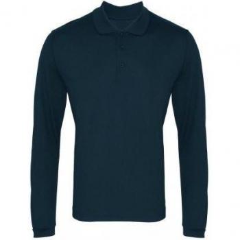 Polo Coolchecker Blu Nera – 3XL Uomo