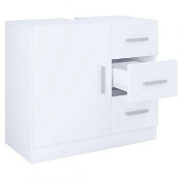 Waschbeckenunterschrank Zalo in Weiß