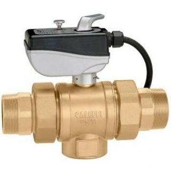 Vanne sphérique motorisée 1 ½” CALEFFI 638183 – 3 voies, 230 V