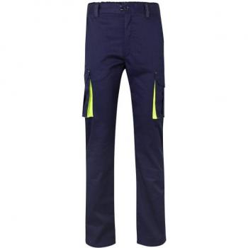 Pantalón Bicolor con Bolsillos Talla 50
