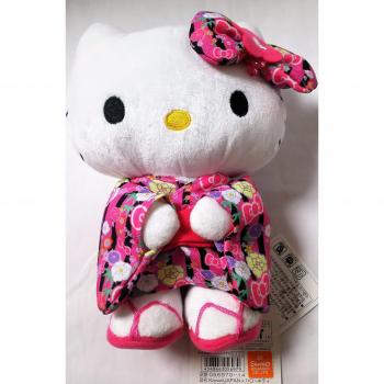 Hello Kitty Black Pink Cuddly Toy 20cm