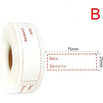 125pcs Freezer Storage Labels with Adhesive