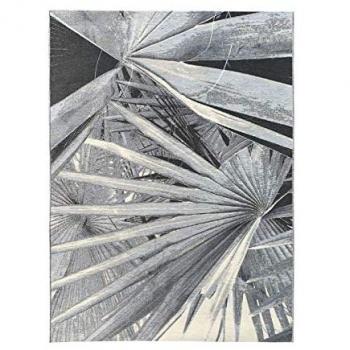 Tapis extérieur uni JADOREL BACAO 160x230 cm – Gris, polypropylène