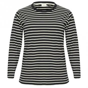 KAFFE Curve Winni Long Sleeve Top for Women