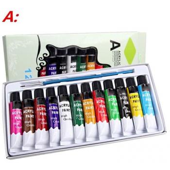 12 Colors Acrylic Paint Set