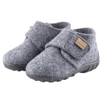 Sterntaler Hausschuh „Mittelgrau“ – Unisex, Klettverschluss, 22