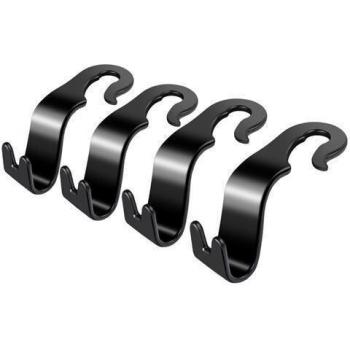 4pcs Car Seat Coat Back Hooks for Peugeot 208