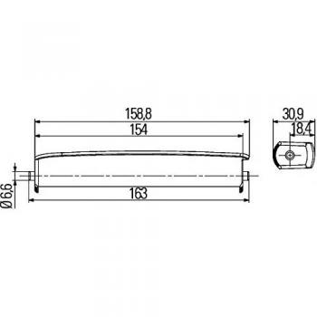 HELLA LED Daytime Running Light 2PT 980 860-501