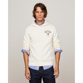 Sweat à capuche Tommy Hilfiger Arched Varsity Beige