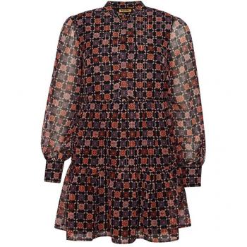 Superdry Vestido Corto con Volantes para Mujer