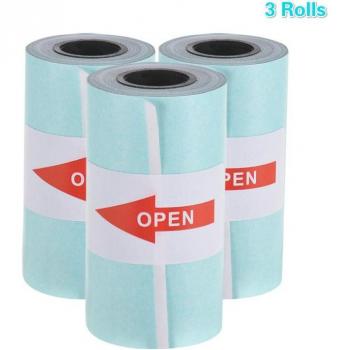 Rouleau papier adhésif avec impression directe, 57x30mm, pour Poche A6 PeriPage PAPERANG P1/P2