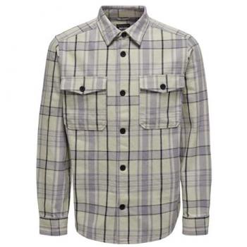 ONLY & SONS Camicia Milo Crema/Sambuco/Nero