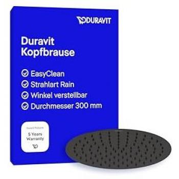 Douche de tête Duravit UV0660020046, 300 mm