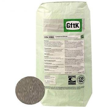 Vdw Trassdrainmörtel 490 25kg zementgrau