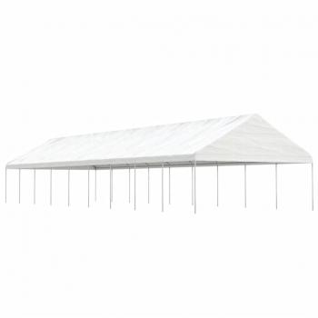 Polietileno Gazebo VidaXL 20x6m Tela Branca