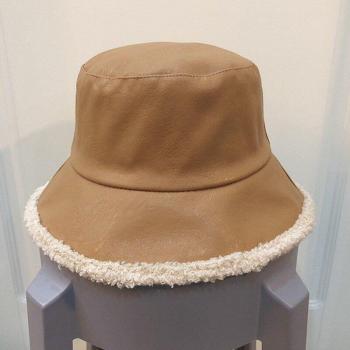 Seau chapeau velours tendance