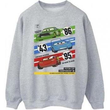 Disney Mens Cars Piston Cup Champions Cotton Sweatshirt