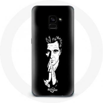 Samsung Galaxy A5 2018 Tasche The Gad Father Schwarz und Weiß