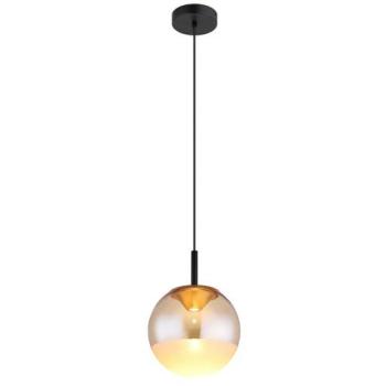 Suspension Luminaire Contemporaine en Aluminium Noir H 130cm