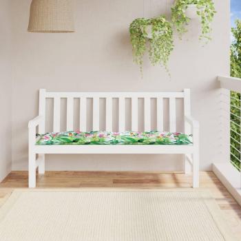 Cojín de banco de jardín tela Oxford 150x50x7 cm multicolor
