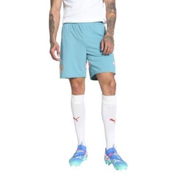 PUMA Pantaloncini da calcio Manchester City 2024/25 Uomo Blu/Rosa XS