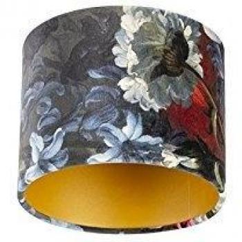 Golden Petal Velvet Lamp Cover 18-18-14