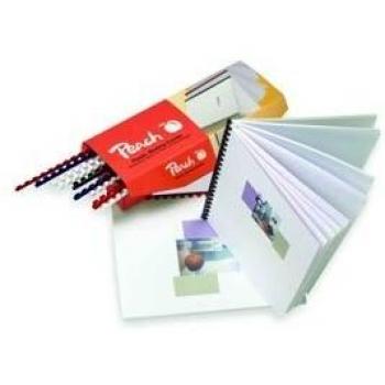 Peach PB416‑04 A4 Rutschfester Binder Rücken – 16 mm, 145 Blätter, blau