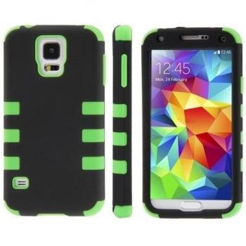 Mochila de Protección Verde y Negro Rocina para Galaxy S5