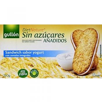 Gullón Galleta Sándwich Yogur Sin Azúcares 220 g