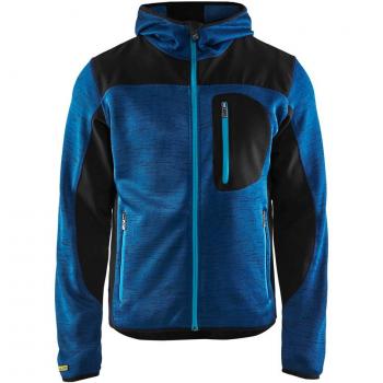 Krähe WORKWEAR Blaklader Kapuzenstrickjacke High Vis, marine, XS