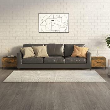 2 pcs Coffee Tables with Metal Legs