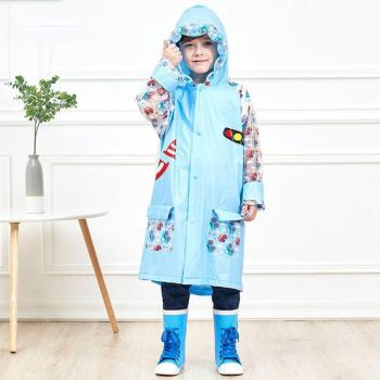 Veste imperméable enfants rose et bleu