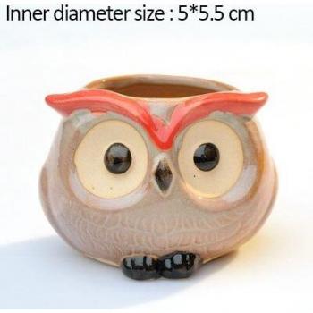 Owl Shaped Flowerpot