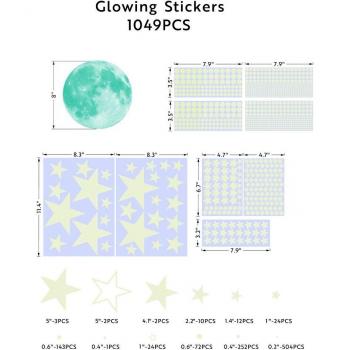 Nebulosa Kids: Pegatinas Brillantes en Azul Cielo
