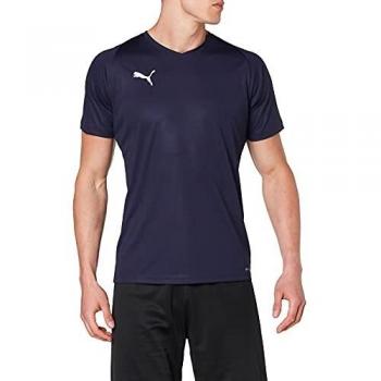 Men's PUMA Liga Core Jersey with Peacoat White, XL/XXL