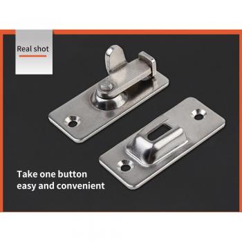 Security Hasp Latch for Cabinets