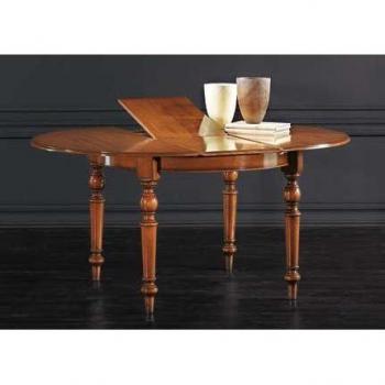 Tavolo Ovale in Legno Allungabile 120 H. 78