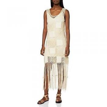 Robe San Diego Desigual, Blanc (Crudo 1001), Small Femme